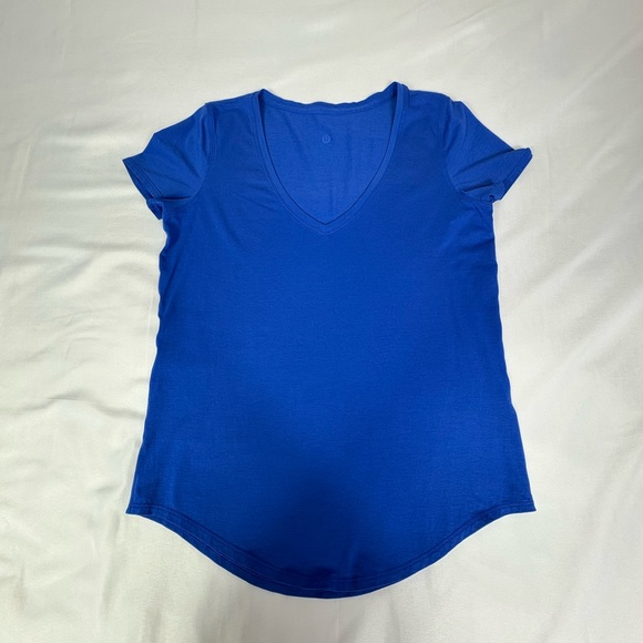 lululemon athletica Blue Short Sleeve Tee - Picture 1 of 6